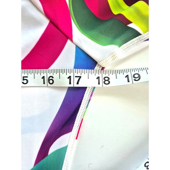 Long Sleeve Rash Guard Womens Medium Platinum Sun Protection UPF 30 Surf - Picture 7 of 9